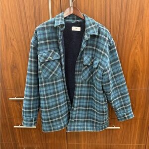 TNA plaid fleece